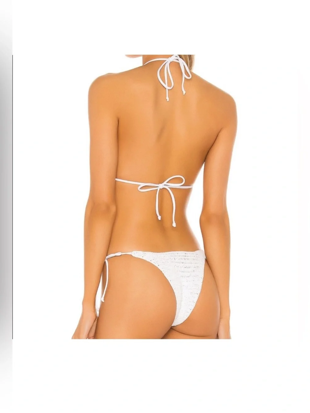 Frankie's bikini Set - white crochet B35